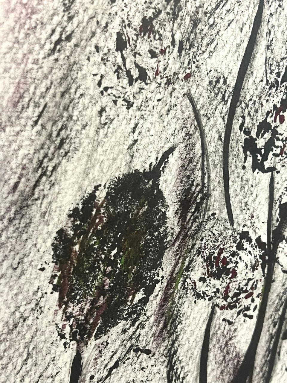 Original Painting - Abstract Floral Elegance