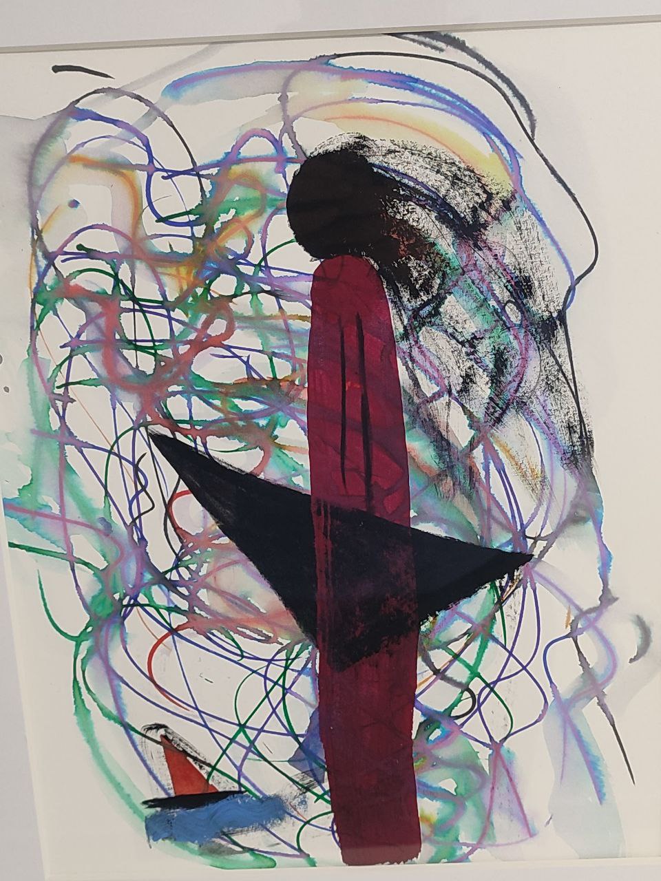 Original Abstract Art - Solitude in Motion